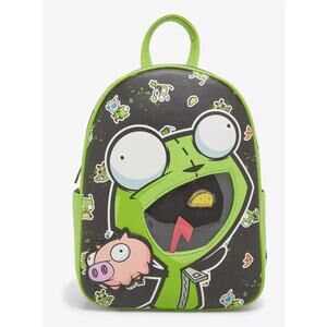 Bioworld Invader Zim & Piggy GIR Pin Collector Mini Backpack